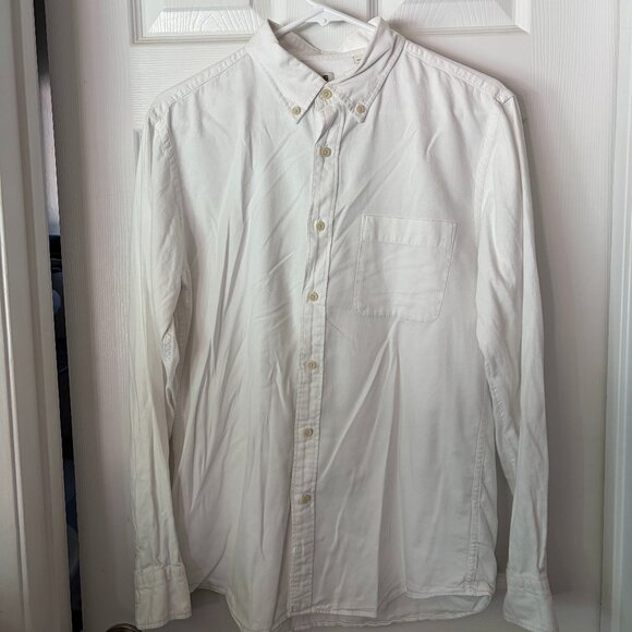 Uniqlo mens medium flannel white - Picture 1 of 6